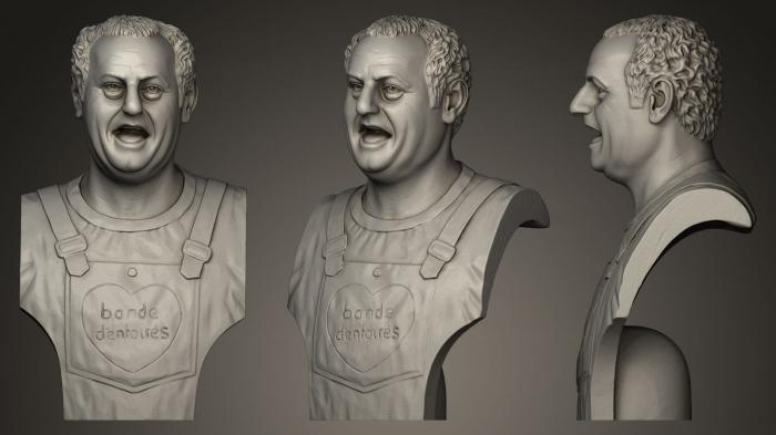 Busts and bas-reliefs of famous people (BUSTC_0112) 3D model for CNC machine